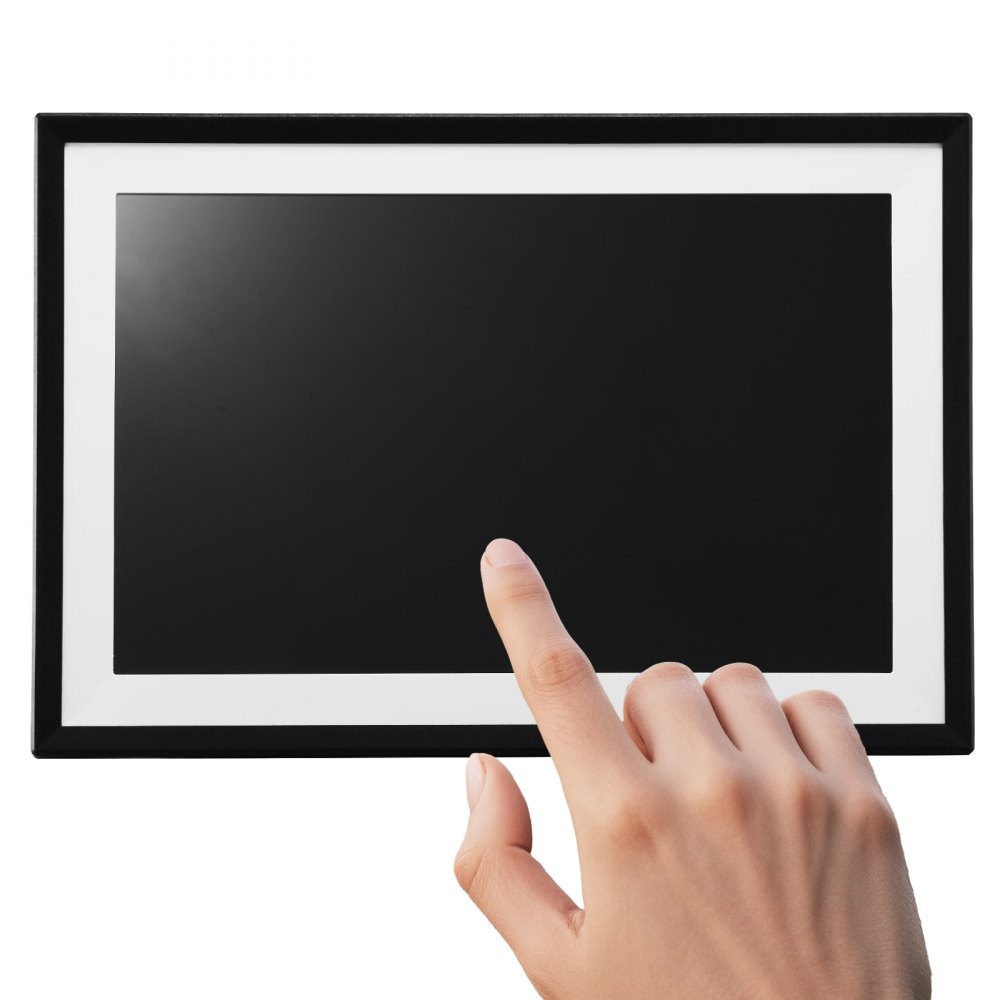 VEVOR 260x180mm (10 inch) Digital Picture Frame 32GB IPS Touchscreen Wi-Fi Photo Frame