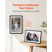 10.1 Inch Digital Picture Frame 32GB IPS Touchscreen 2-Pack Wi-Fi Photo Frames