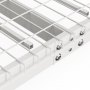 VEVOR Overhead Garageopbevaringsreol, 48x96 tommer Garageloftsopbevaringsreoler, Kraftige justerbare koldvalsede stålreoler til garageopbevaring, organisering, 600 lbs lastekapacitet, 22''-40", hvid