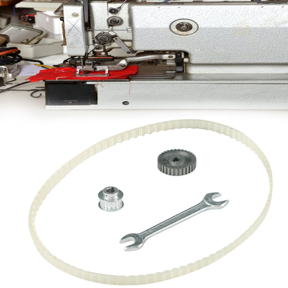 Metal Lathe Gear 7x10,12,&14"Gear/Belt 3pcs Set Timing Belt High Hardness