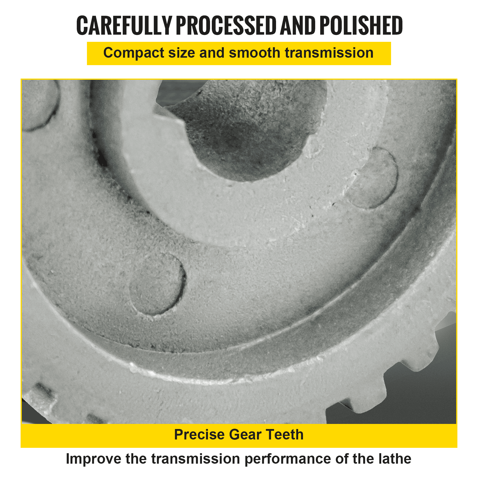 Metal Lathe Gear 7x10,12,&14"Gear/Belt 3pcs Set Timing Belt High Hardness