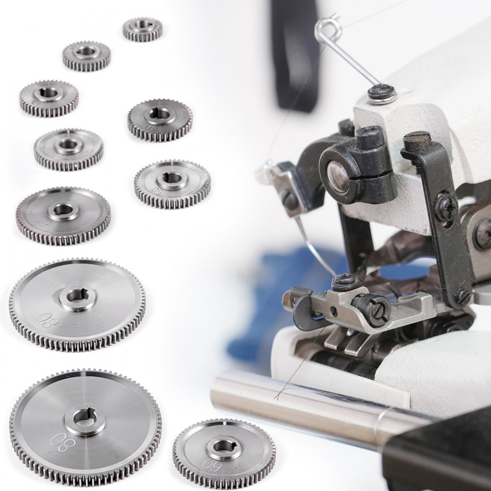 VEVOR 11PCS Metal Lathe Gears, Replacement Gears for Mini Lathes with Lathe Belt