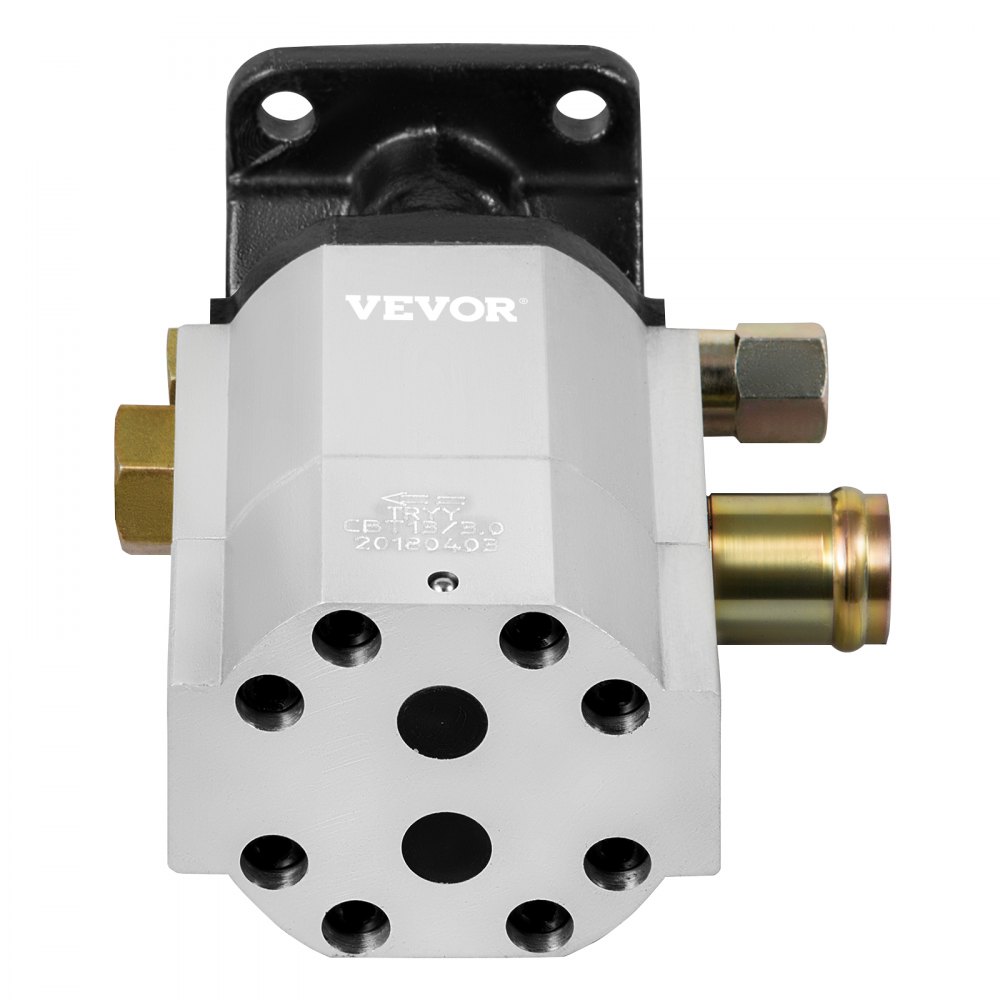 VEVOR Hydraulic Log Splitter Pump, 13GPM, 2 Stage 3000PSI Wood Log Splitter Pump, 1'' Inlet 1/2'' NPT Outlet 3600 RPM Aluminum Hydraulic Gear Pump, for Small Engine Mounting Log Splitters Snowplow