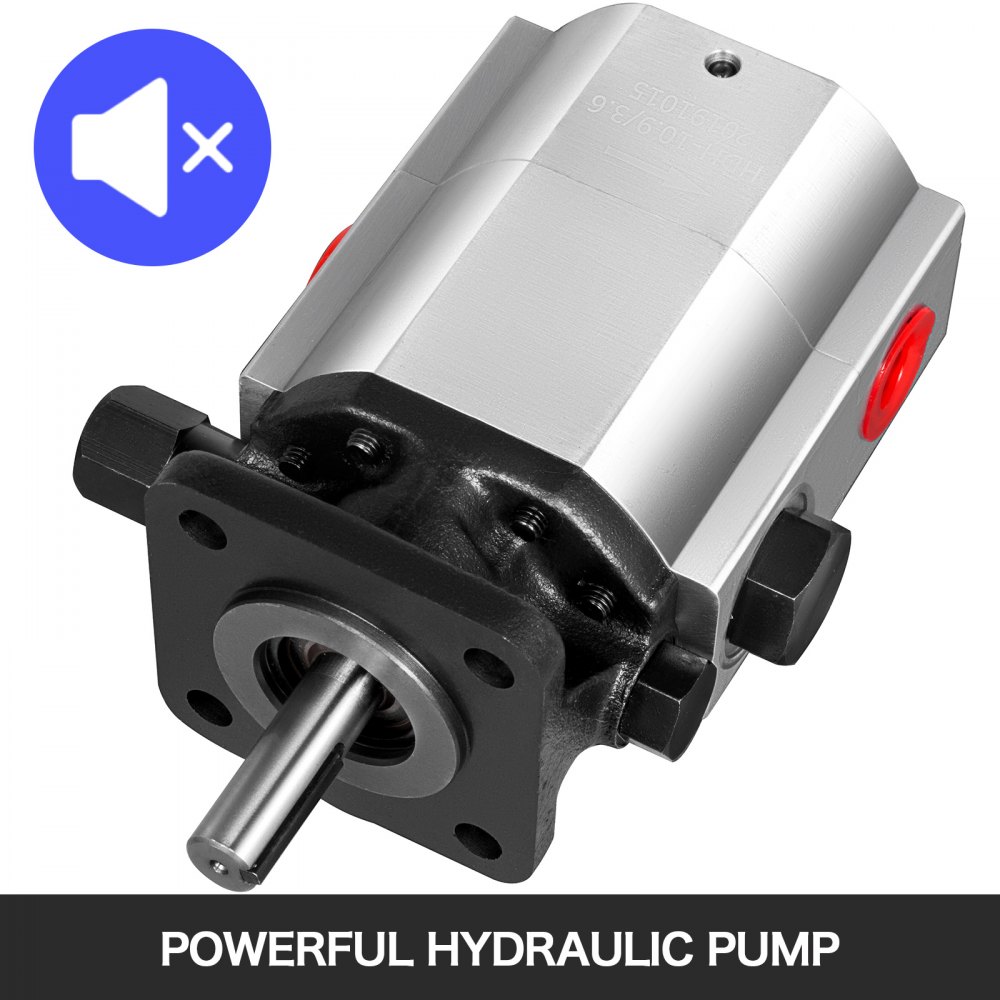 13 Gpm Hydraulic Log Splitter Pump Kit, 2 Stage Hi Lo Gear Pump, Logsplitter