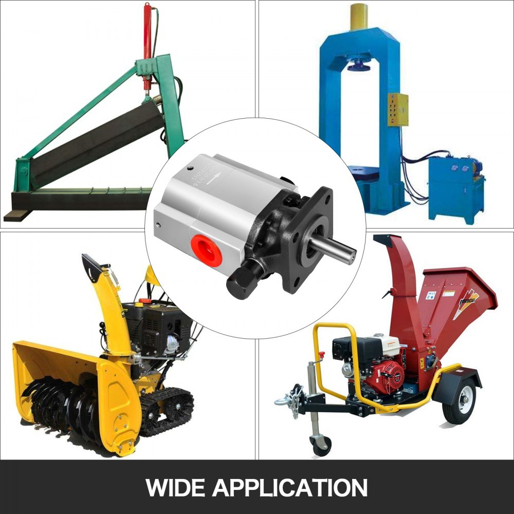 13 Gpm Hydraulic Log Splitter Pump Kit, 2 Stage Hi Lo Gear Pump, Logsplitter