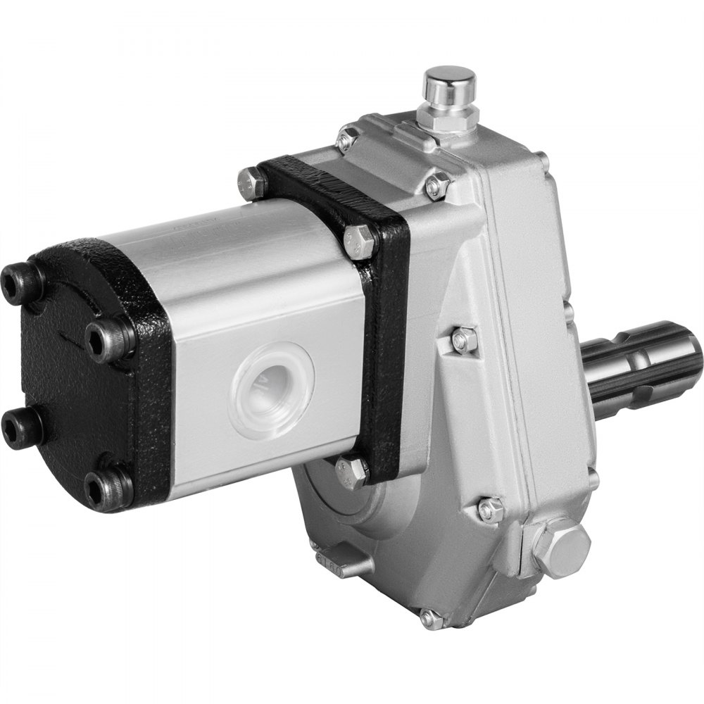 VEVOR PTO Pump 250 Bar Hydraulic PTO Pump 540rpm PTO Pumps with Gearbox Tractor Hydraulic Gear Pumps Tractor Gear Hydraulic Pumps with PTO Long Driver Shaft with Displacement 25ccm 53L for Tractor