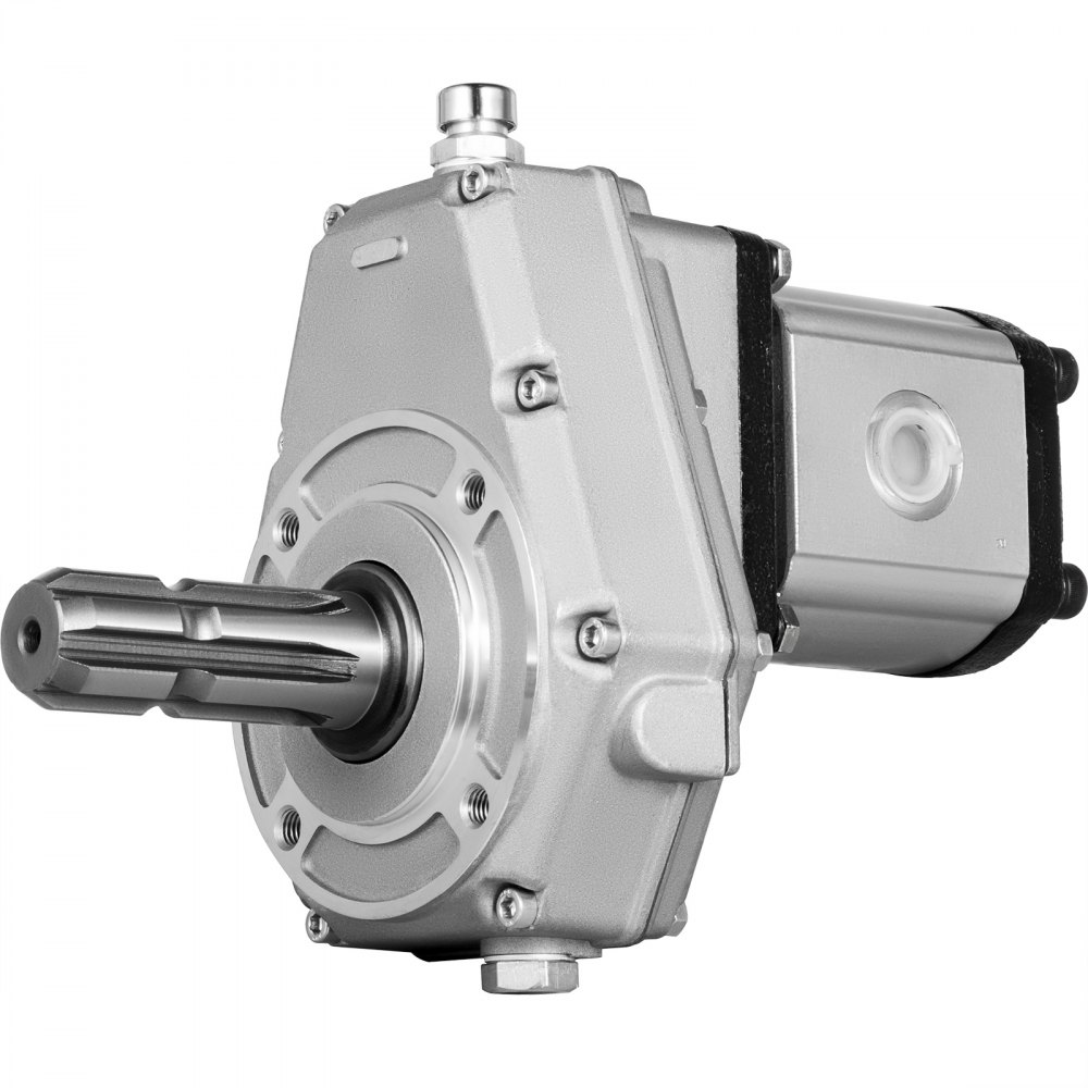 VEVOR PTO Pump 250 Bar Hydraulic PTO Pump 540rpm PTO Pumps with Gearbox Tractor Hydraulic Gear Pumps Tractor Gear Hydraulic Pumps with PTO Long Driver Shaft with Displacement 25ccm 53L for Tractor
