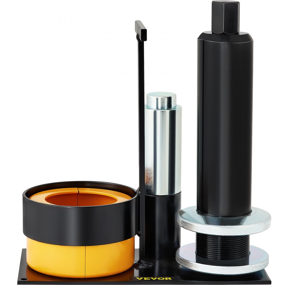 VEVOR pinion bearing puller with metal components and a yellow ring on black base.