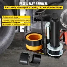 VEVOR Carrier & Pinion Bearing Puller, Compatible with Dana 30, 40, 60, 70, Ford 9\" Bearings, Pinion Puller Tool with 2 Clamshells, 45# Steel Clamshell Carrier Bearing Puller for Auto Repair
