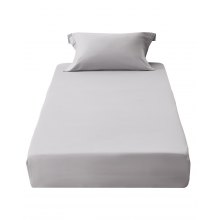 Twin Size Fitted Sheet Elastic Fitted Sheet with High-Quality Microfiber