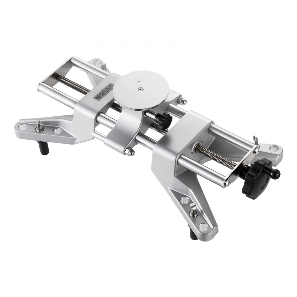 VEVOR Wheel Clamp & Magnetic Adapter, 1 PCS Aluminum Alloy Wheel Alignment Tool for Precise Camber Gauge, Fits 11-25 Inch Rims, Universal Magnetic Gauge Tire Repair Tool for Car Truck SUV Motorcycle