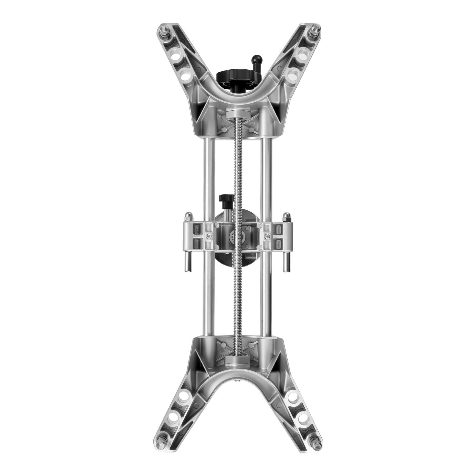 VEVOR Wheel Clamp & Magnetic Adapter, 1 PCS Aluminum Alloy Wheel Alignment Tool for Precise Camber Gauge, Fits 11-25 Inch Rims, Universal Magnetic Gauge Tire Repair Tool for Car Truck SUV Motorcycle