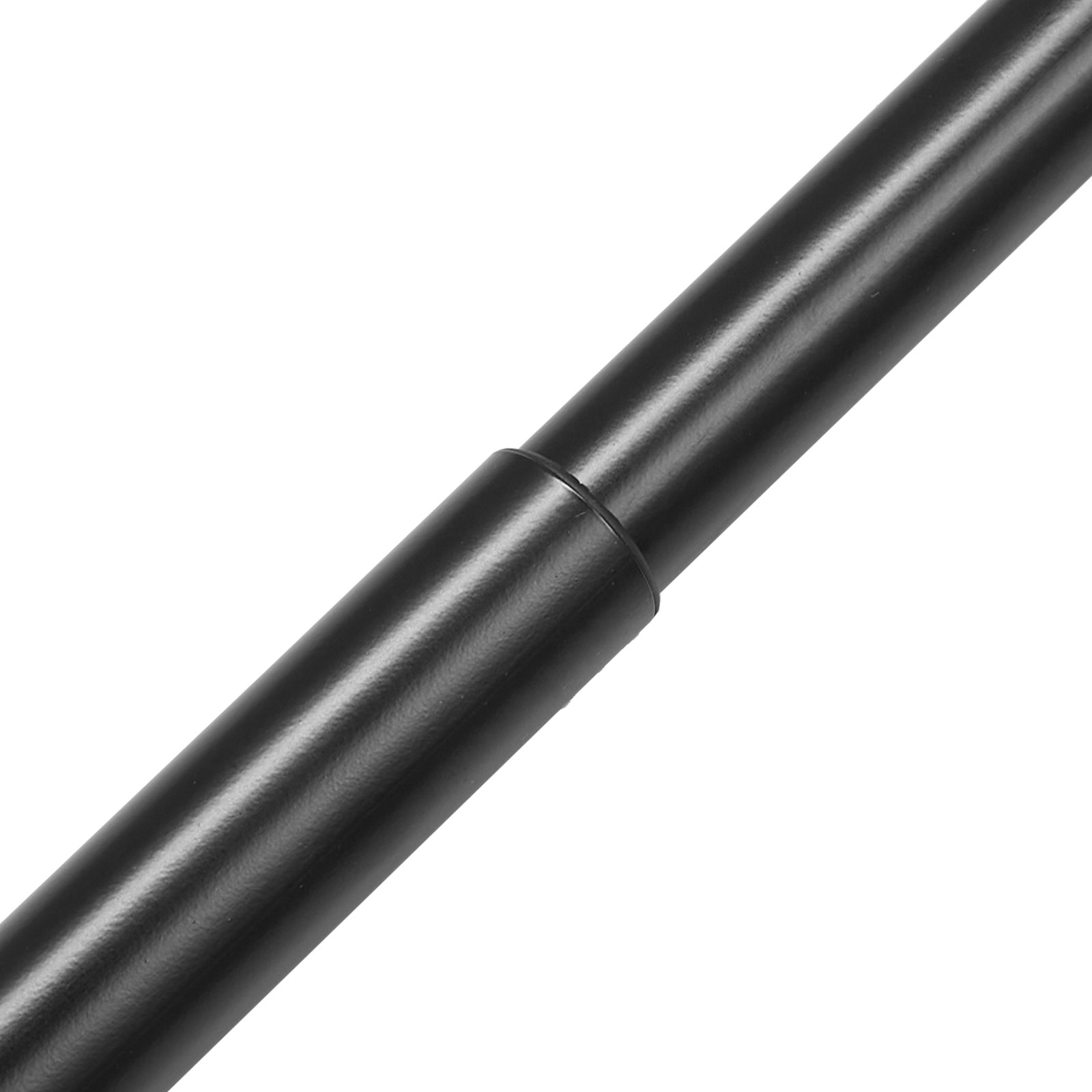 VEVOR Double Rod Curtain Rods, 91.4-182.9 cm Adjustable Length, Black Double Curtain Rods with Round Finials, 2.5 cm and 1.9 cm Diameter, Double Window Drapery Rod for Sheer and Blackout Curtains