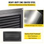 heavy-duty zinc-coated steel VEVOR flood vent with corrosion and rust resistance.