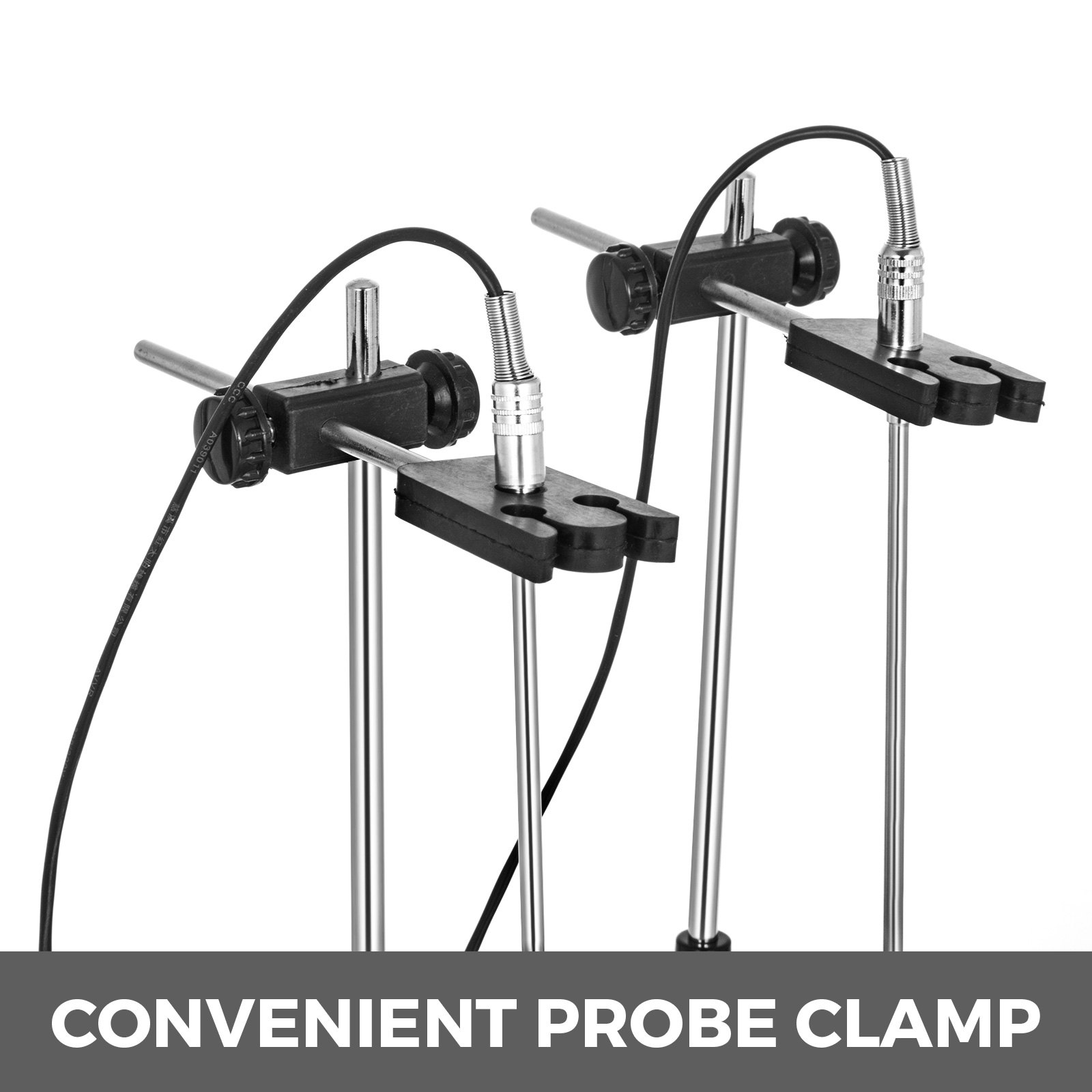 2 Heads Magnetic Stirrer Hot Plate Digital Heating Mixer Dual Controls 2*20w