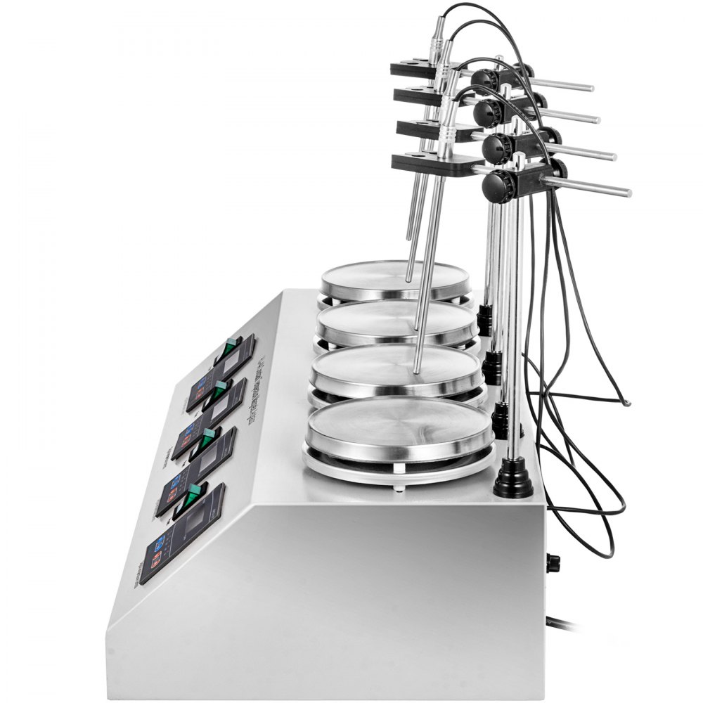 4 Heads Multi Unit Digital Thermostatic Magnetic Stirrer Hotplate Mixer 220v
