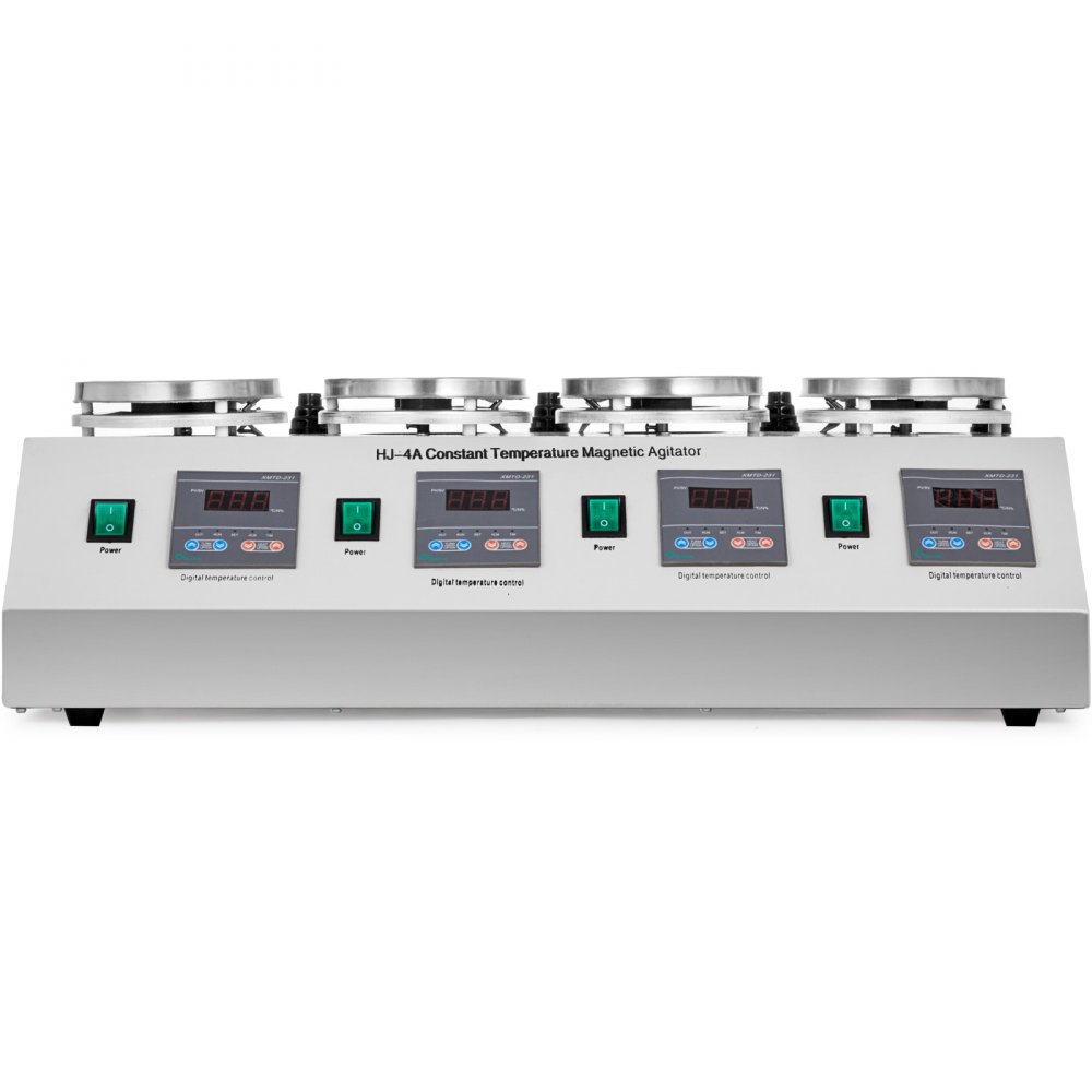 4 Heads Multi Unit Digital Thermostatic Magnetic Stirrer Hotplate Mixer 220v