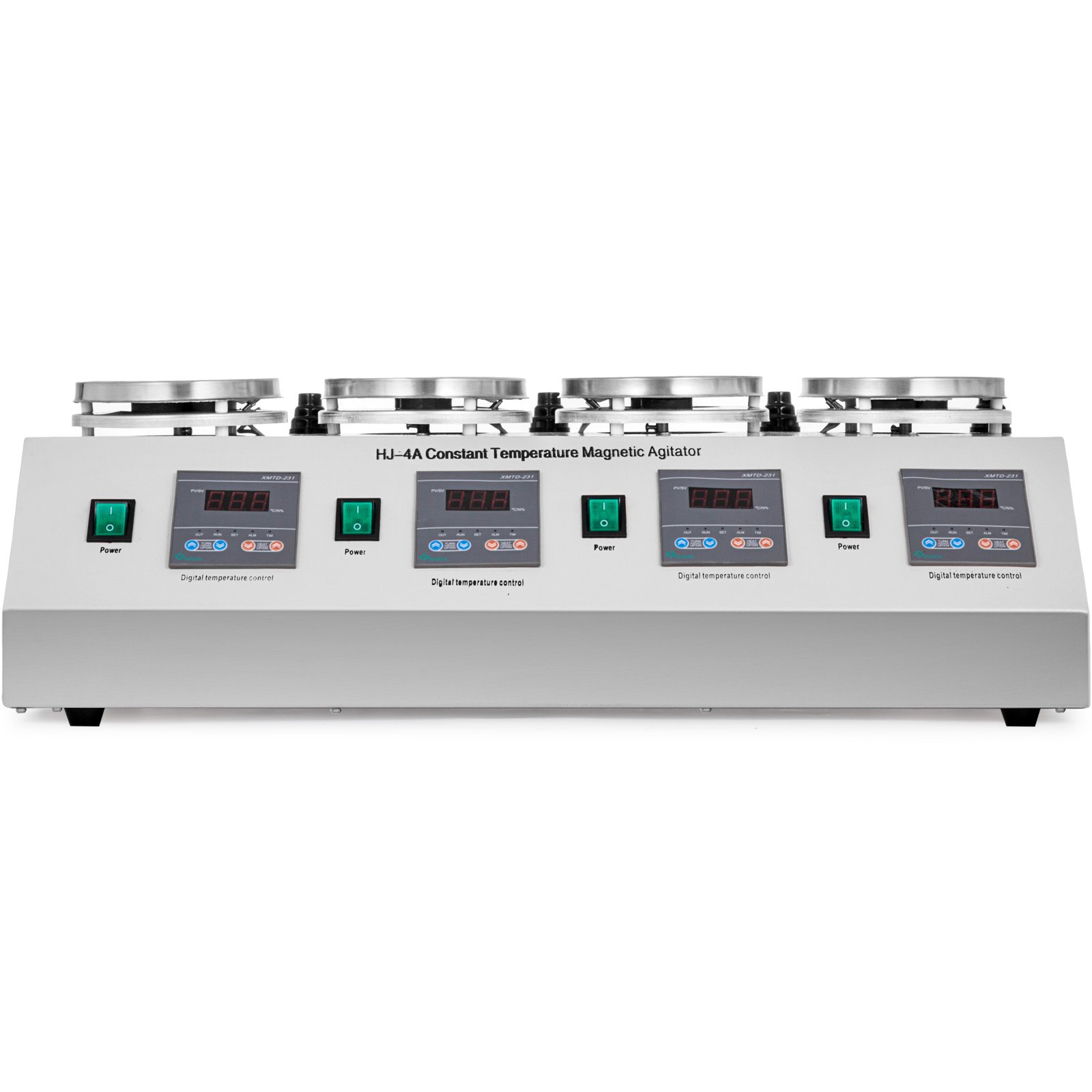 4 Heads Multi Unit Digital Thermostatic Magnetic Stirrer Hotplate Mixer 220v