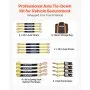 VEVOR Wheel Chock Tie-Down Kit, Axle Type Trailer Tie Down Strap, Car Tie Down Kit with Break Strength 4540 kg, Working Load 1512 kg, Trailer Ratchet Strap for ATV, UTV, & Heavy-Duty Pickup Trucks