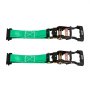 VEVOR Wheel Chock Tie-Down Kit, Chock-Style Trailer Tie Down Strap, Car Tie Down Kit with Buckle, Break Strength 1986.73 kg & Working Load 662 kg Motorcycle Tie-Down System for ATVs, UTVs & Trailers