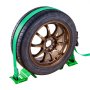VEVOR Wheel Chock Tie-Down Kit, Chock-Style Trailer Tie Down Strap, Car Tie Down Kit with Buckle, Break Strength 1986.73 kg & Working Load 662 kg Motorcycle Tie-Down System E-Hooks for ATVs, UTVs