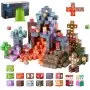 Blocos magnéticos VEVOR, conjunto de 150 peças Dark Castle, cubos de construção magnéticos para crianças, brinquedos sensoriais STEM Montessori para presente de Natal e aniversário, brinquedo de construção empilhável para meninos e meninas a partir de 3 anos