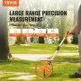 VEVOR Measuring Wheel in Feet, 12.5 in Wheel Diameter, 39.37-15.75 in Telescoping Measure Wheel, Measurement 0-9,999Ft with Back Bag, Suitable for Lawn/Hard/Soft/Wood Road Measuring