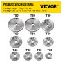 VEVOR 10PCS Gear Set for Mini Lathes, Replacement Gears