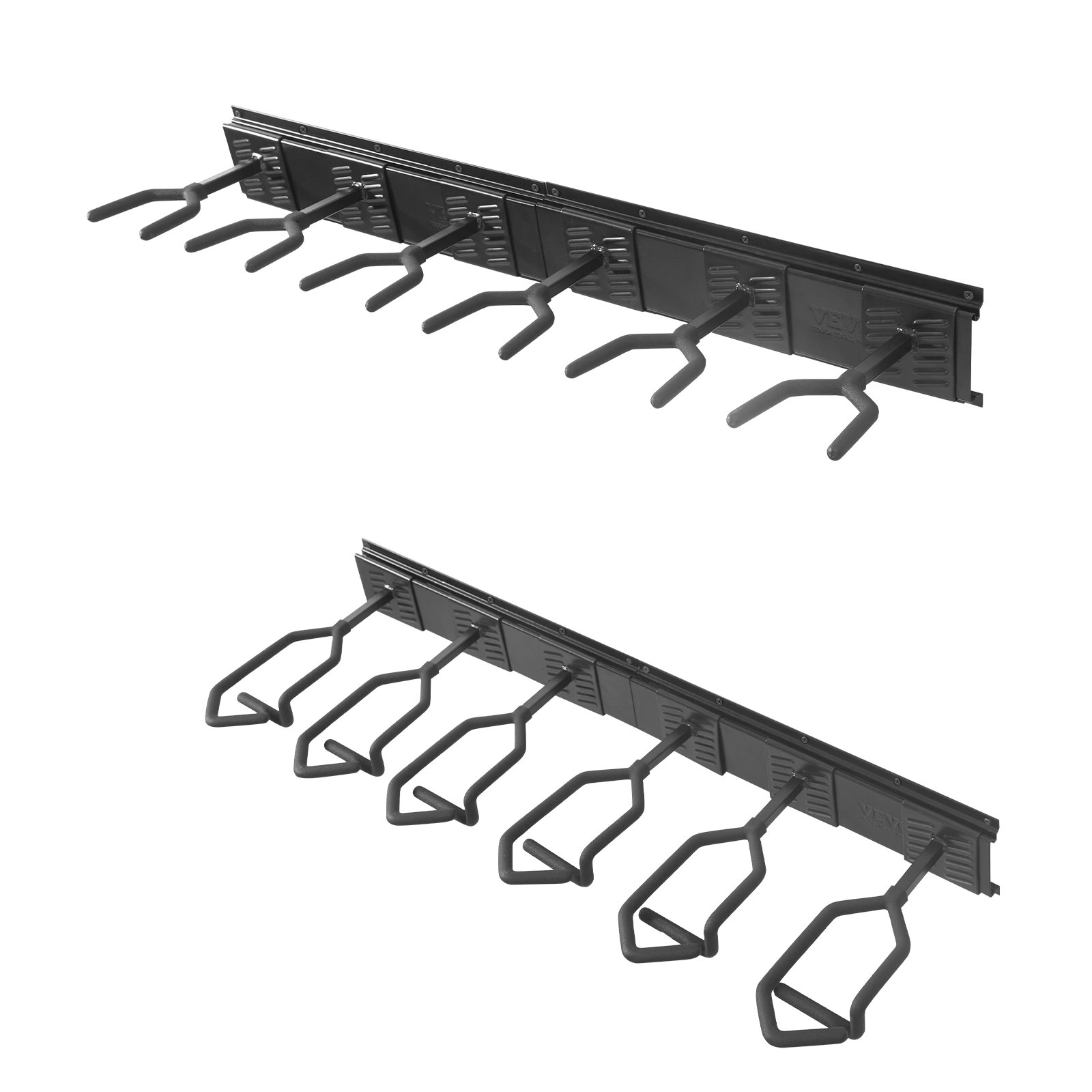 VEVOR Gun Rack, Indoor Gun Rack Wall Mount, 6-Slot Vertical Rifle Shotgun Gun Rack, 180 lb Heavy Duty Metal Wall Gun Rack Display Stand with Soft Padding