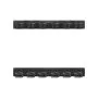 VEVOR Indoor Gun Rack, Heavy Duty Steel, Wall Mount Rifle and Shotgun Rack, 8 Slots for Long Guns, Gun Display Rifle Storage Holder with Screws, for Home Garage Office Retail Shop Hunting Cabin Wall