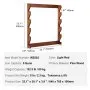VEVOR Gun Rack, Wood Gun Rack Wall Mount, Gun Display Rack holds 5 Rifles, Shotguns, 132 lb Heavy Duty Wall Storage Display Rifle Rack with Soft Padding