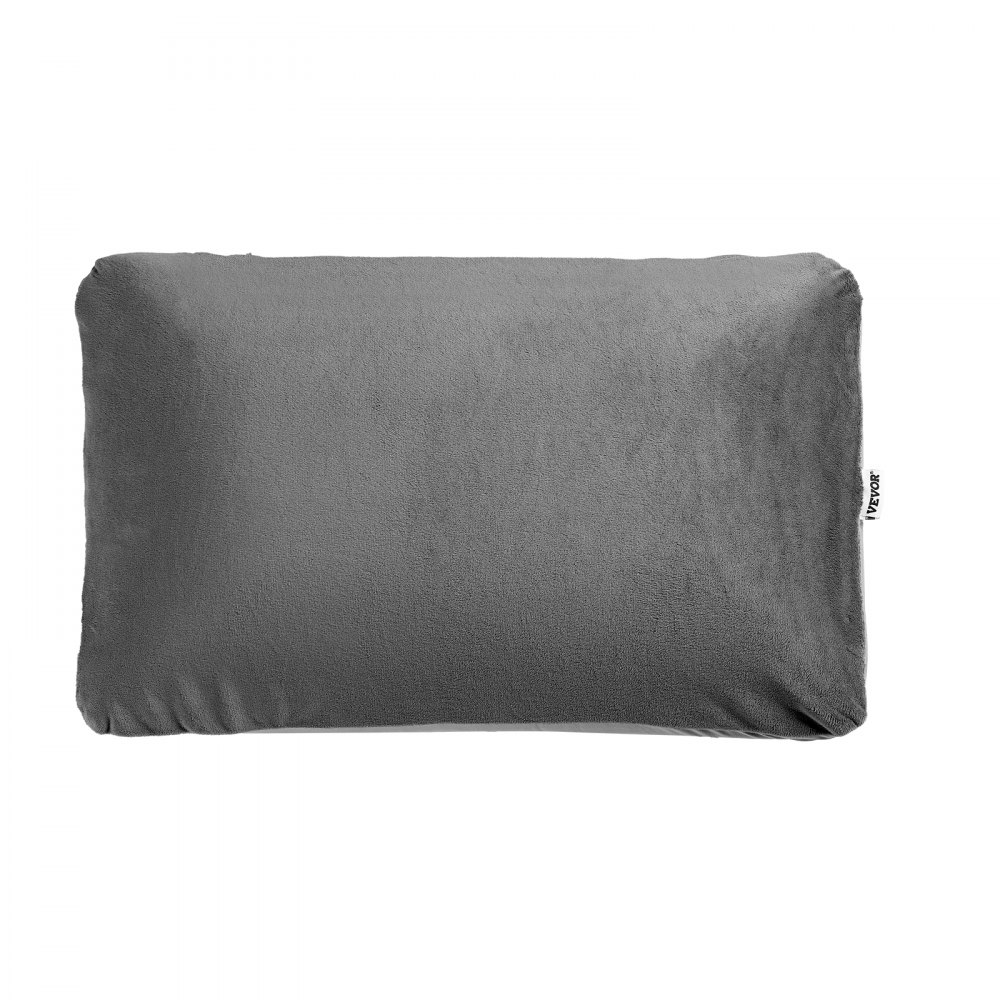 VEVOR Camping Pillow, Memory Foam Travel Pillow with Double-Sided Cover, Portable Backpacking Pillows with Removable & Washable Cover and Storage Bag, Perfect for Camping, Air Travel, Hiking, Office