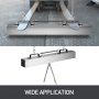 VEVOR Magnetic Sweeper 36inch Magnet Sweeper 55LBS Magnetic Forklift Sweeper Aluminium Surface Industrial Magnets Steel Material Hunting Accessories for Picking Up Nails, Bolts, Iron Chips
