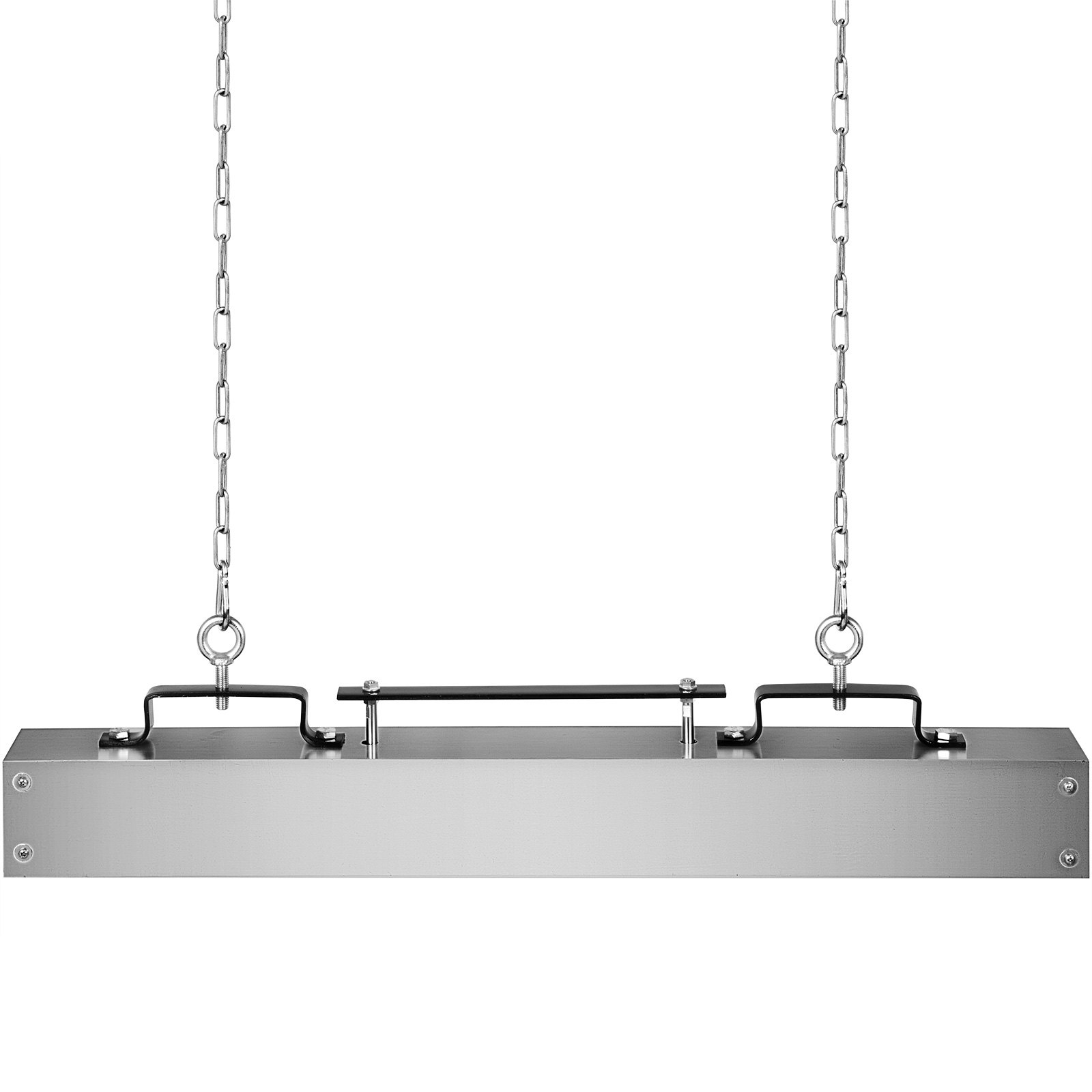 VEVOR Magnetic Sweeper 36inch Magnet Sweeper 55LBS Magnetic Forklift Sweeper Aluminium Surface Industrial Magnets Steel Material Hunting Accessories for Picking Up Nails, Bolts, Iron Chips