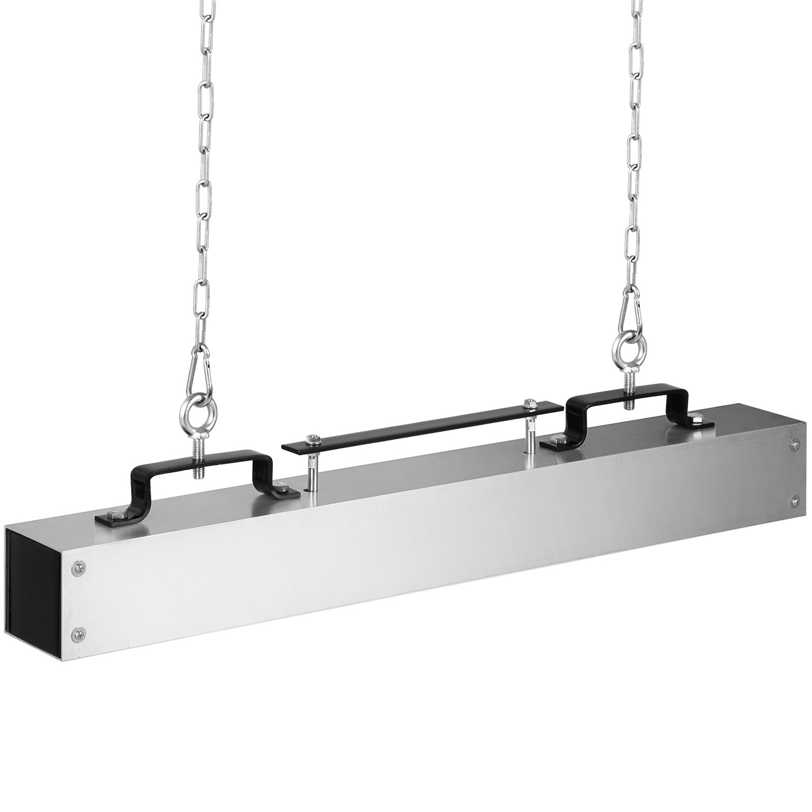 VEVOR Magnetic Sweeper 36inch Magnet Sweeper 55LBS Magnetic Forklift Sweeper Aluminium Surface Industrial Magnets Steel Material Hunting Accessories for Picking Up Nails, Bolts, Iron Chips