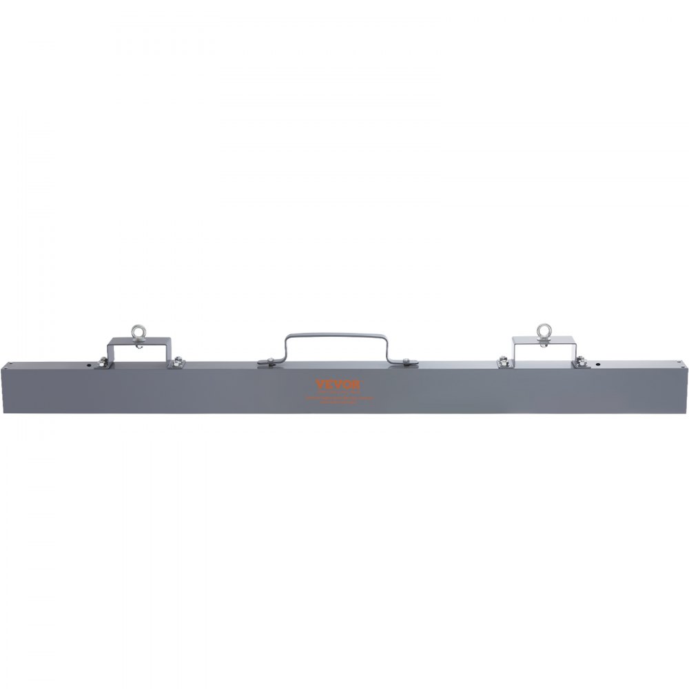 VEVOR Hanging Magnetic Magnet Sweeper 48 inch Magnet Sweeper 67 LBS Magnetic Forklift Sweeper Industrial Magnets Steel Material Hunting Accessories for Picking Up Nails, Bolts, Iron Chips