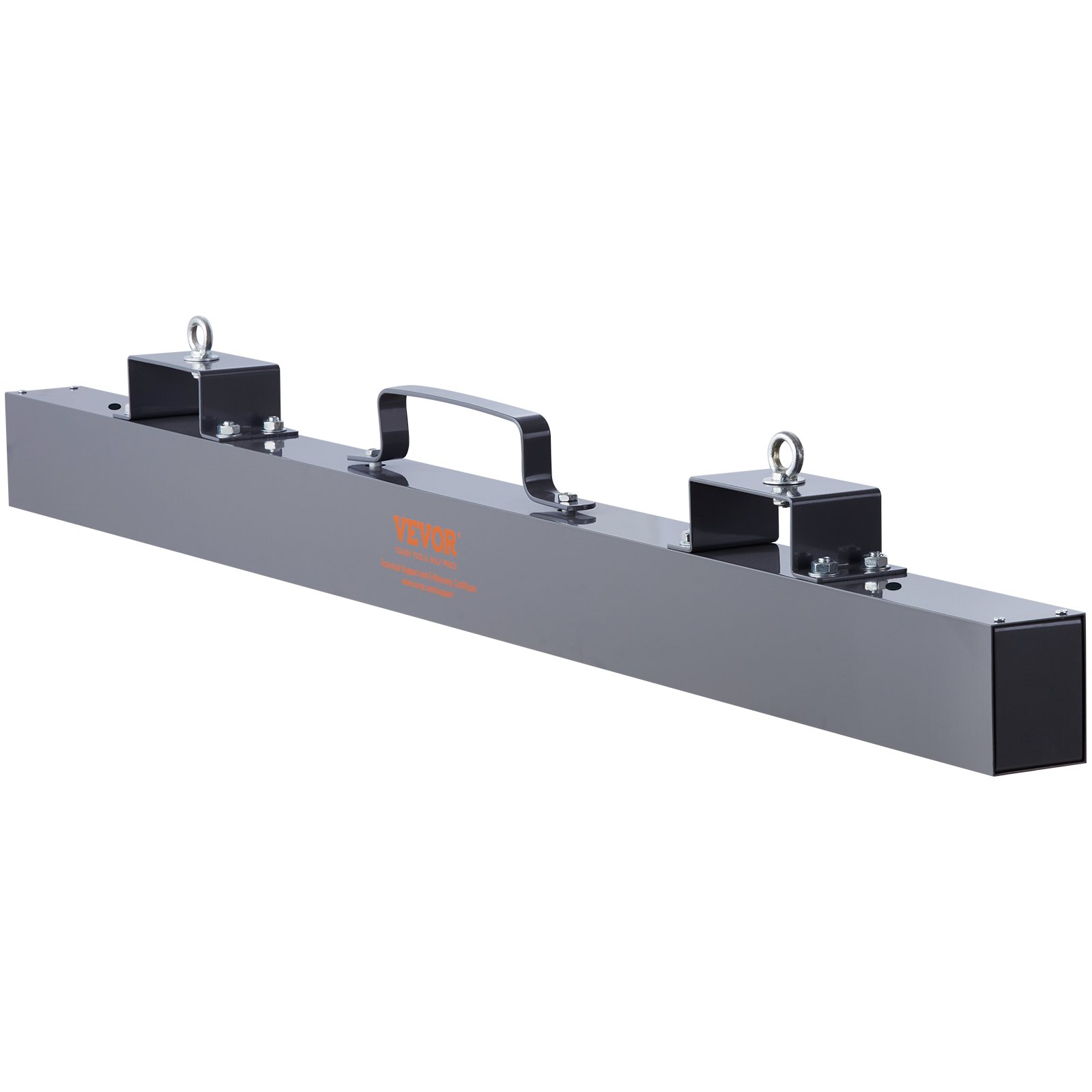VEVOR Hanging Magnetic Magnet Sweeper 48 inch Magnet Sweeper 67 LBS Magnetic Forklift Sweeper Industrial Magnets Steel Material Hunting Accessories for Picking Up Nails, Bolts, Iron Chips