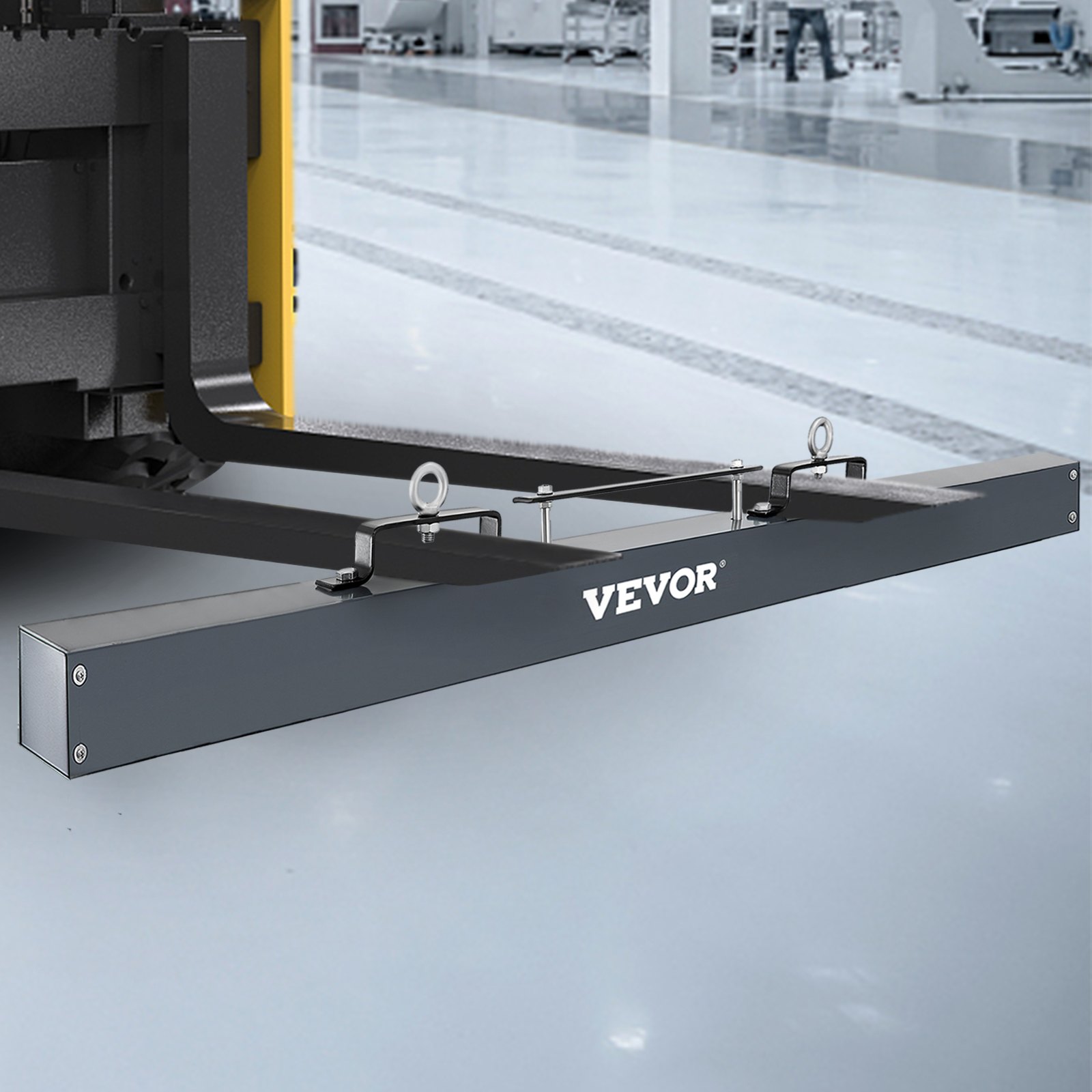 VEVOR Hanging Magnetic Sweeper 60 inch Magnetic Sweeper 78 LBS Magnetic Forklift Sweeper Industrial Magnets Steel Material Hunting Accessories for Picking Up Nails, Bolts, Iron Chips