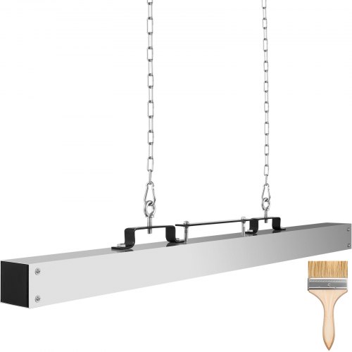 VEVOR Barredora magnética de 60 pulgadas Barredora magnética 77LBS Barredora magnética para montacargas Superficie de aluminio Imanes industriales Material de acero Accesorios de caza para recoger clavos, pernos, virutas de hierro