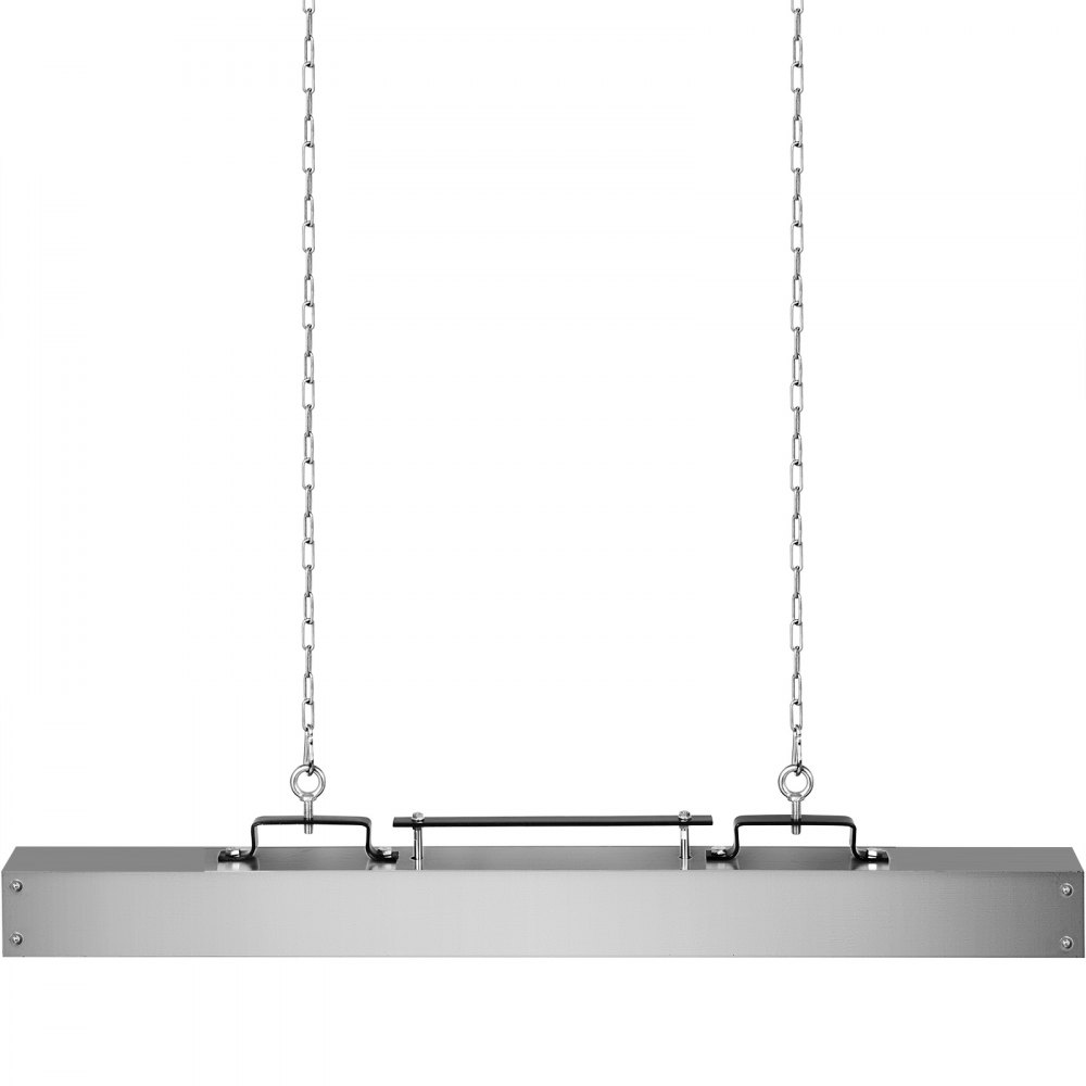VEVOR Barredora magnética de 60 pulgadas Barredora magnética 77LBS Barredora magnética para montacargas Superficie de aluminio Imanes industriales Material de acero Accesorios de caza para recoger clavos, pernos, virutas de hierro