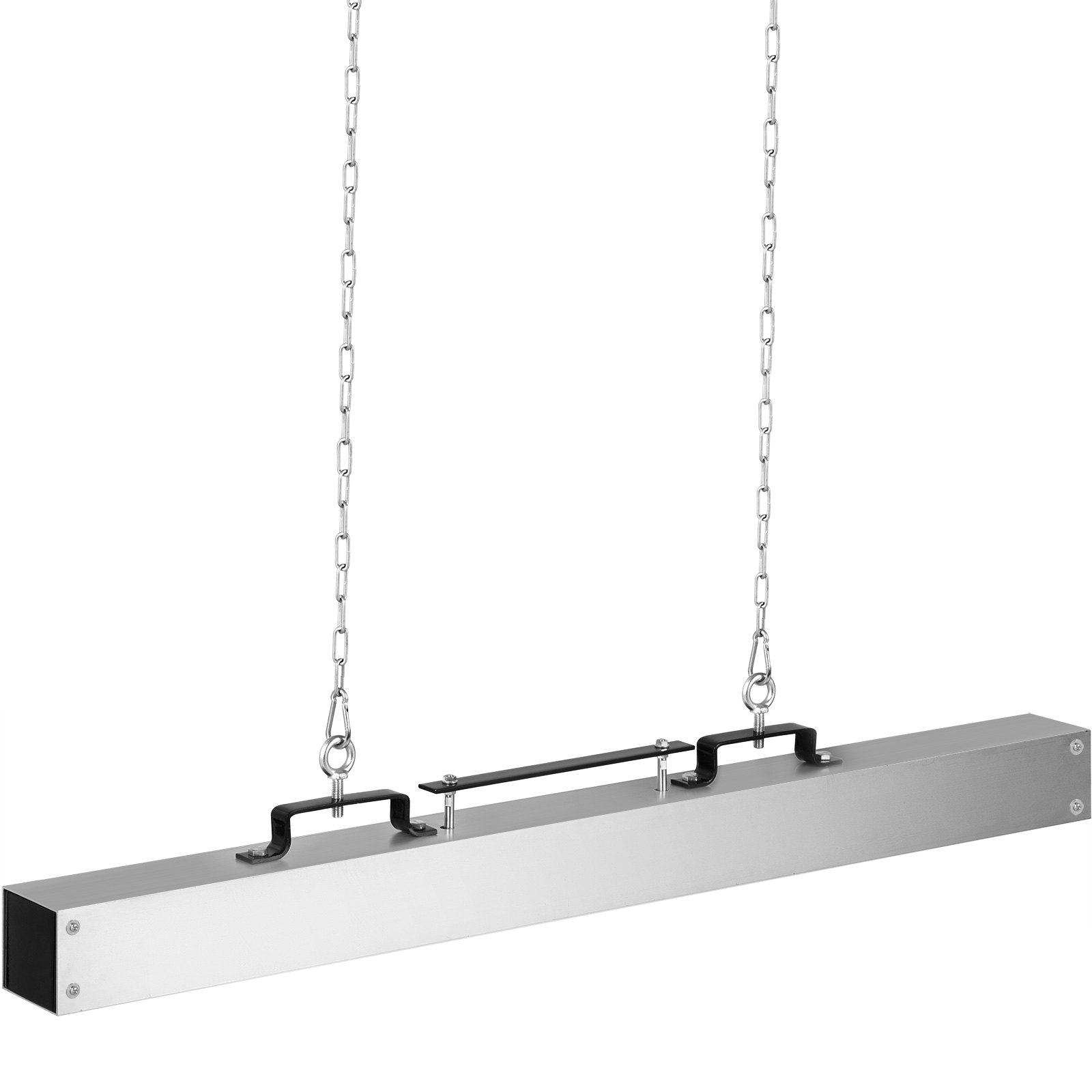 VEVOR Barredora magnética de 60 pulgadas Barredora magnética 77LBS Barredora magnética para montacargas Superficie de aluminio Imanes industriales Material de acero Accesorios de caza para recoger clavos, pernos, virutas de hierro