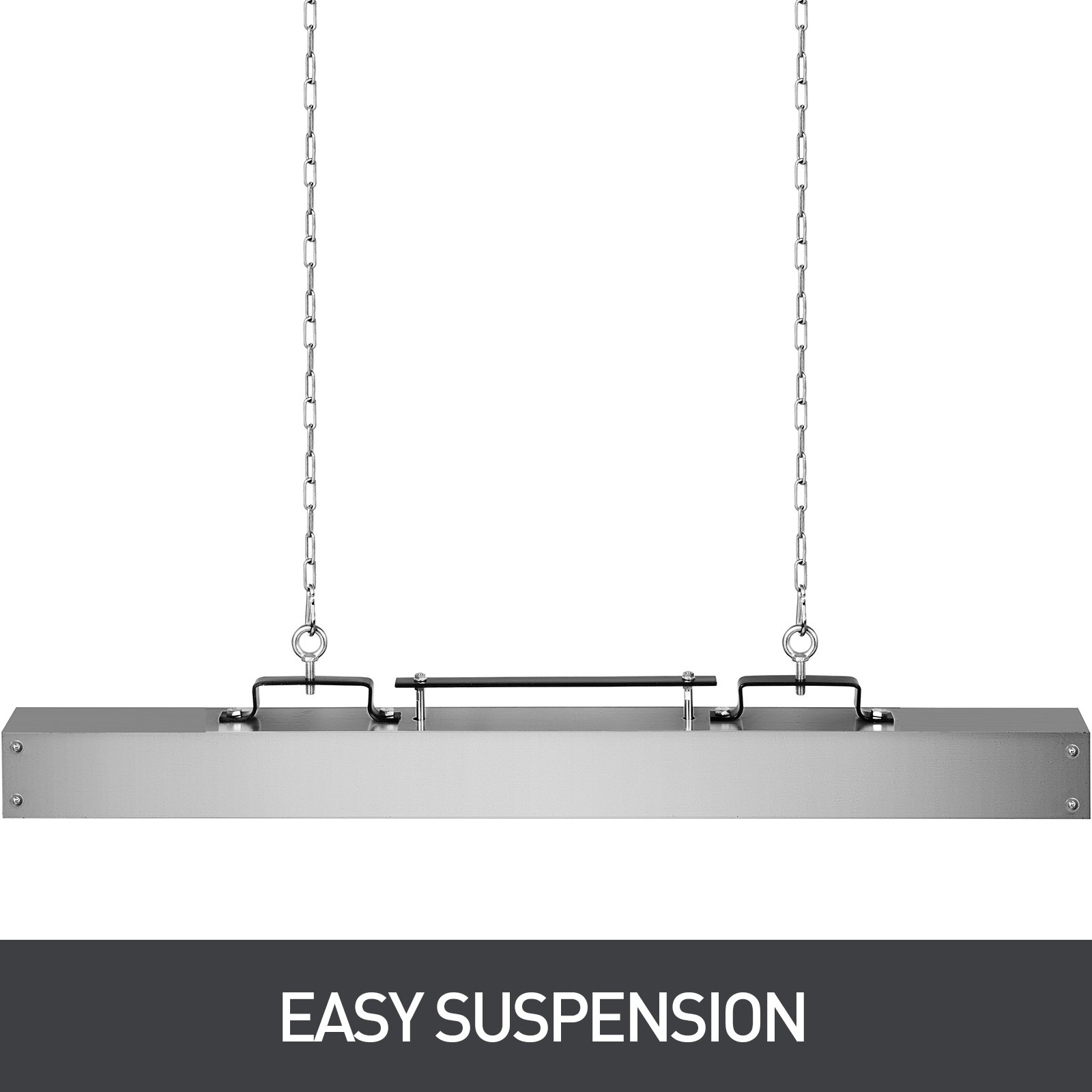 VEVOR Barredora magnética de 60 pulgadas Barredora magnética 77LBS Barredora magnética para montacargas Superficie de aluminio Imanes industriales Material de acero Accesorios de caza para recoger clavos, pernos, virutas de hierro
