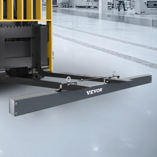 VEVOR Magnetic Sweeper 72 inch Hanging Magnet Sweeper 89 LBS Magnetic Forklift Sweeper Industrial Magnets Steel Material Hunting Accessories for Picking Up Nails, Bolts, Iron Chips