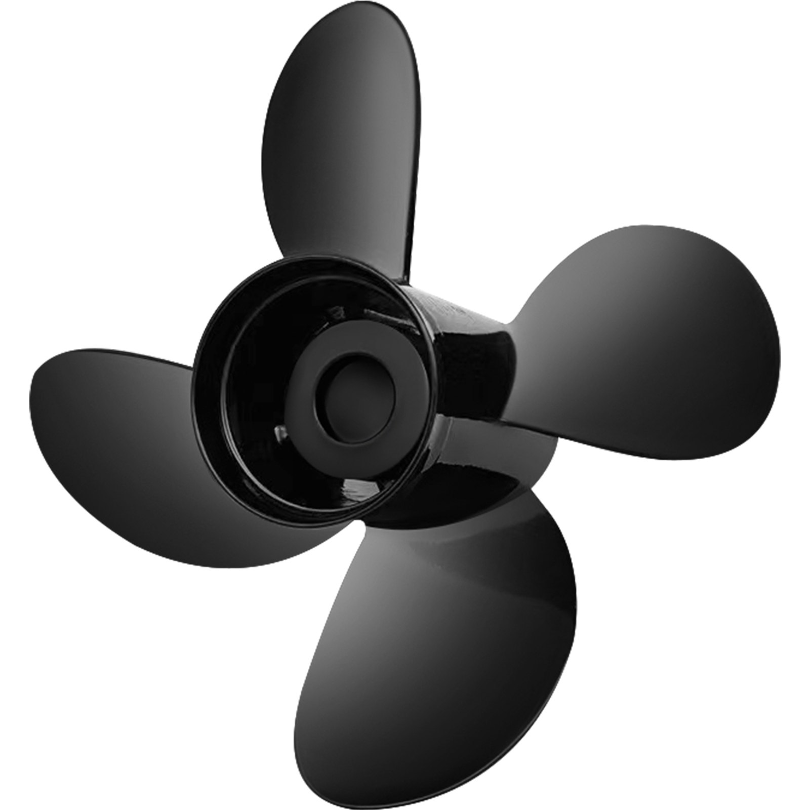 VEVOR Outboard Propeller, Replace for OEM 48-8M0084494, 4-Blade 14 1/2 x 17 Boat Propeller, Compatible with 135-300HP 2-Stroke & 4-Stroke Outboards, Alpha&Bravo I Stern-Drives, RH