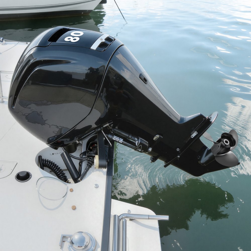 VEVOR Outboard Propeller, Upgrade OEM 15 Spline Tooth Aluminum Outboard Boat Propeller Fit Mercury Engines 40-140 HP, 4-1/4" Gearcase, 3-Blade, RH (Right Hand Rotation), OEM Parts No. 48-77346A45