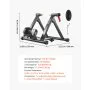 VEVOR Bike Trainer, 6 Level Resistance, 26-29 in & 700C Wheels, Foldable Magnetic Bicycle Stationary Stand for Indoor Exercise Riding with Quick Release Skewer & Front Wheel Riser Block for Road Bikes