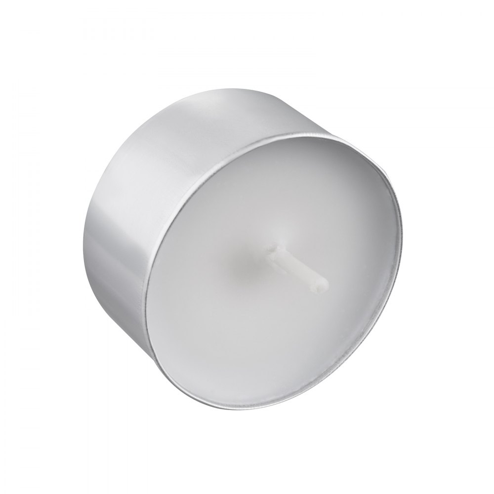 VEVOR - Paquete de 200 velas de té sin aroma, 6,5 horas de duración, sin humo, sin goteo, con vasos de aluminio, velas votivas de cera de palma natural para el hogar, bodas y Navidad, color blanco