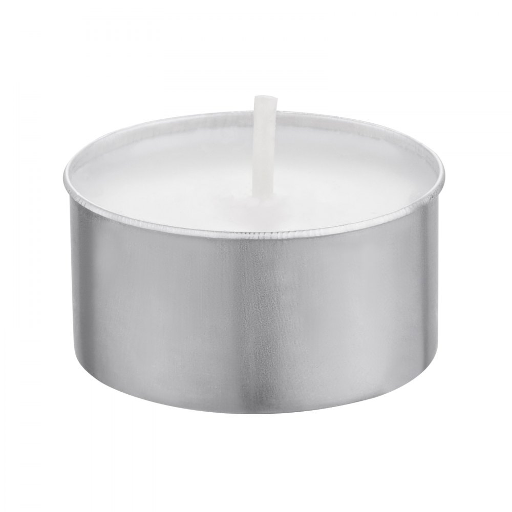 VEVOR - Paquete de 200 velas de té sin aroma, 6,5 horas de duración, sin humo, sin goteo, con vasos de aluminio, velas votivas de cera de palma natural para el hogar, bodas y Navidad, color blanco