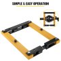 VEVOR differential housing spreader, simple and easy operation, yellow and black frame