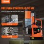 VEVOR Magnetic Drill, 1550W 2" Boring Diameter, 2922lbf/13000N 500 RPM Portable Electric Mag Drill Press with Variable Speed, Drilling Machine for any Surface Home Improvement Industry Railway